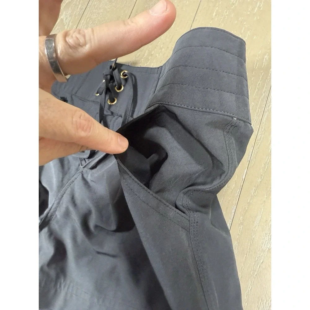 La Blanca Womens Swim Boardshorts Black Size 4 Small 2